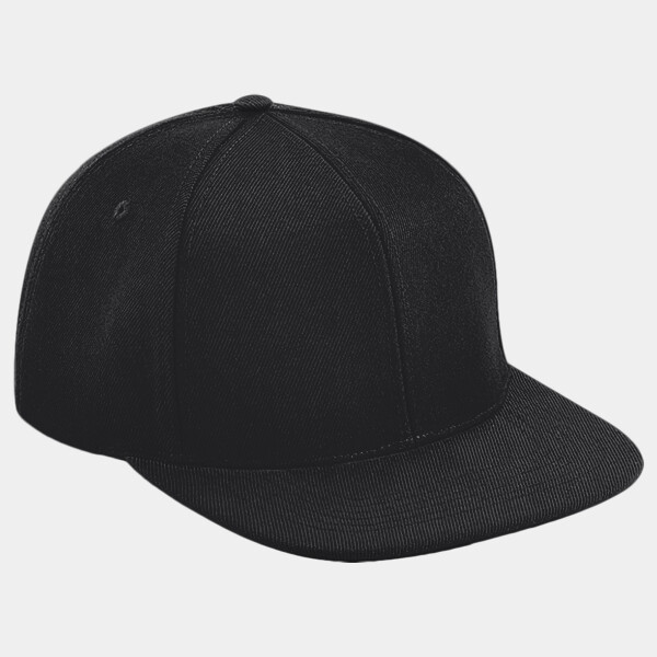 Beechfield Original Flat Peak 6 Panel Snapback Cap Thumbnail