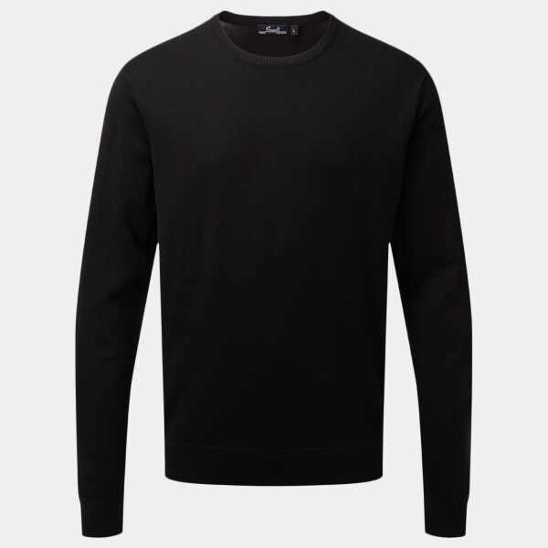 Premier Cotton Rich Crew Neck Sweater Thumbnail