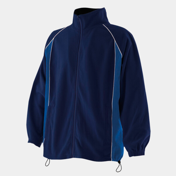 Finden + Hales Contrast Micro Fleece Jacket Thumbnail