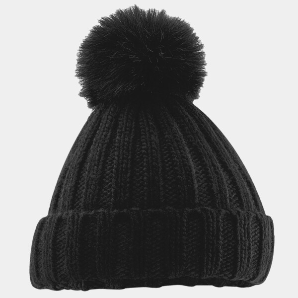 Beechfield Verbier Fur Pop Pom Beanie Thumbnail