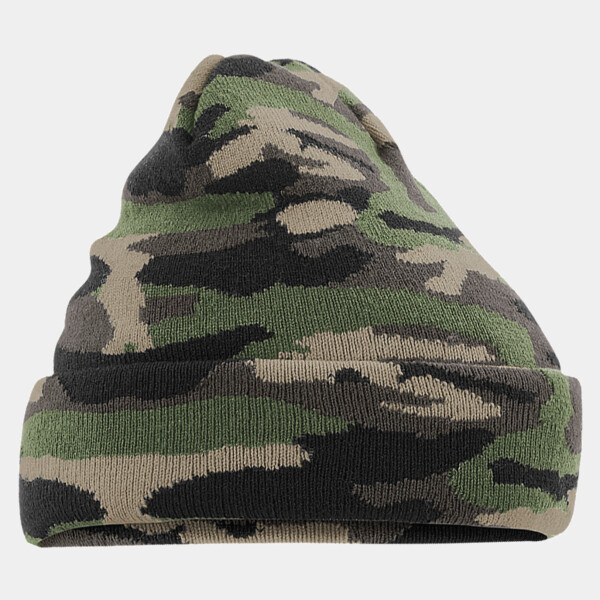 Beechfield Camo Cuffed Beanie Thumbnail
