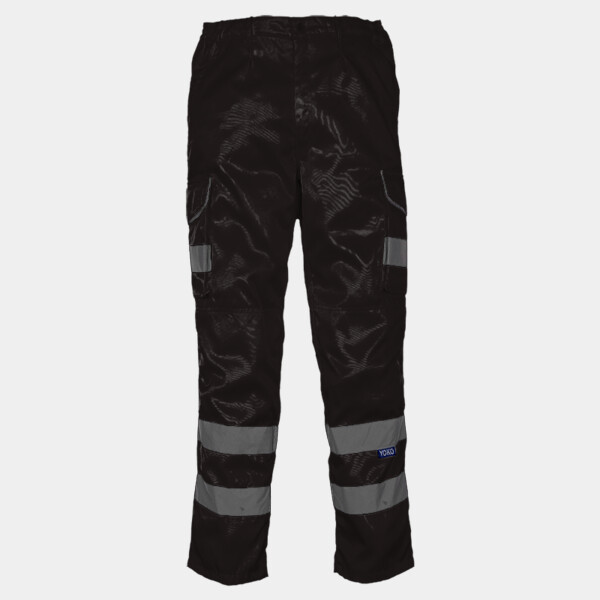 Yoko Hi-Vis Cargo Trousers with Knee Pad Pockets Thumbnail