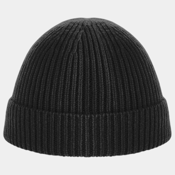 Engineered knit ribbed beanie Thumbnail